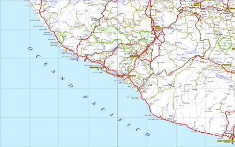 Guia Roji Colima / PLC M27 / área pacífico digital map