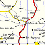 Guia Roji Guatemala / PLC M40 / Carreteras digital map