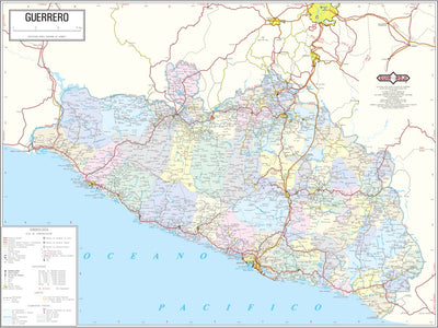 Guia Roji Guerrero / Estado / 12 digital map