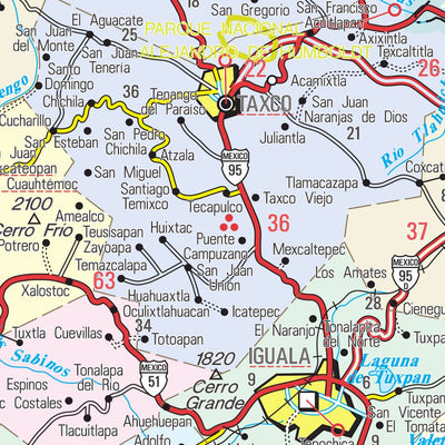 Guia Roji Guerrero / Estado / 12 digital map