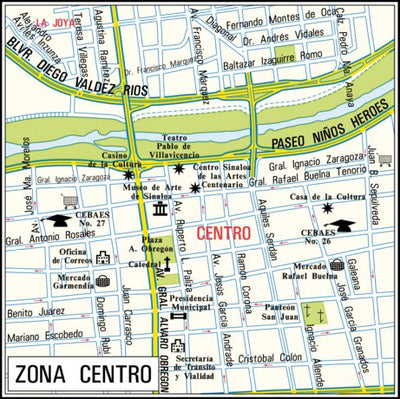 Guia Roji Calles Ciudad de Culiacán / Zona Urbana Map by Guia Roji ...