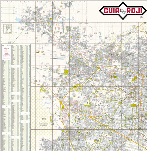 Guia Roji Guia Roji Calles Guadalajara / Zona NO digital map