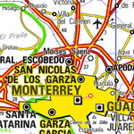 Guia Roji Guia Roji Carreteras Nuevo León / PLC M21 / área centro digital map