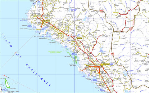 Guia Roji Guia Roji Carreteras Sinaloa / PLC M12 / área golfo digital map