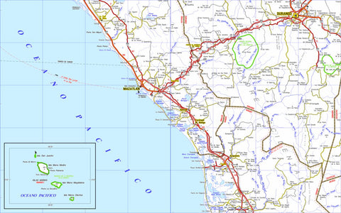 Guia Roji Guia Roji Carreteras Sinaloa / PLC M13 / área sur digital map