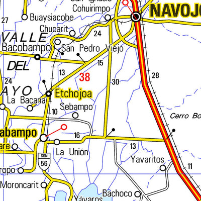 Guia Roji Guia Roji Carreteras Sonora / PLC M10 / área sur digital map