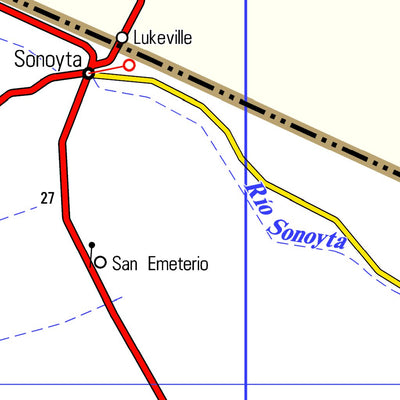 Guia Roji Guia Roji Carreteras Sonora / PLC M6 / área frontera digital map