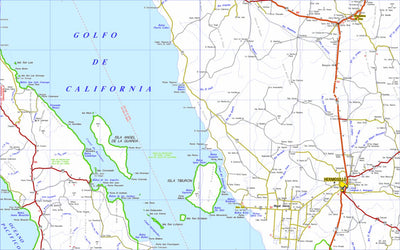 Guia Roji Guia Roji Carreteras Sonora / PLC M8 / área golfo digital map