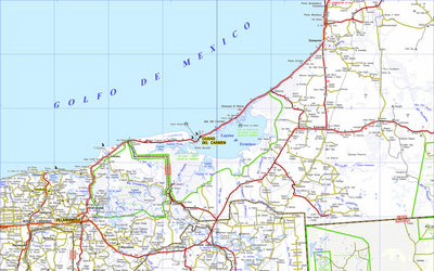 Guia Roji Guia Roji Carreteras Tabasco / PLC M36 / área golfo digital map