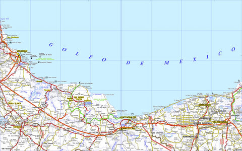 Guia Roji Guia Roji Carreteras Veracruz / PLC M30 / área golfo digital map