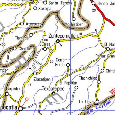 Guia Roji Hidalgo / PLC M26 / área centro digital map