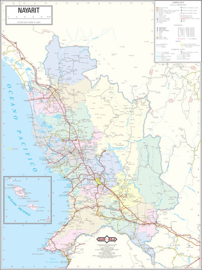 Guia Roji Nayarit / Estado / 18 digital map