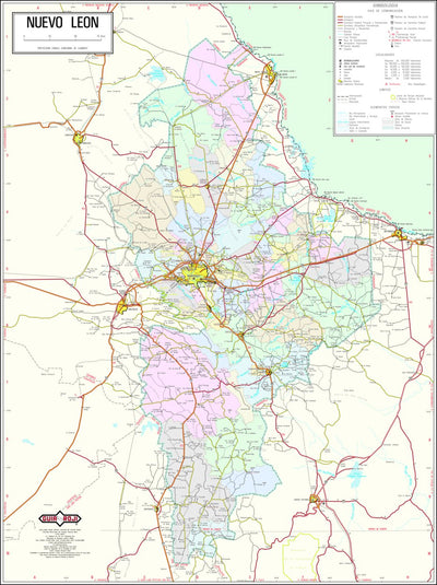 Guia Roji Nuevo León / Estado / 19 digital map