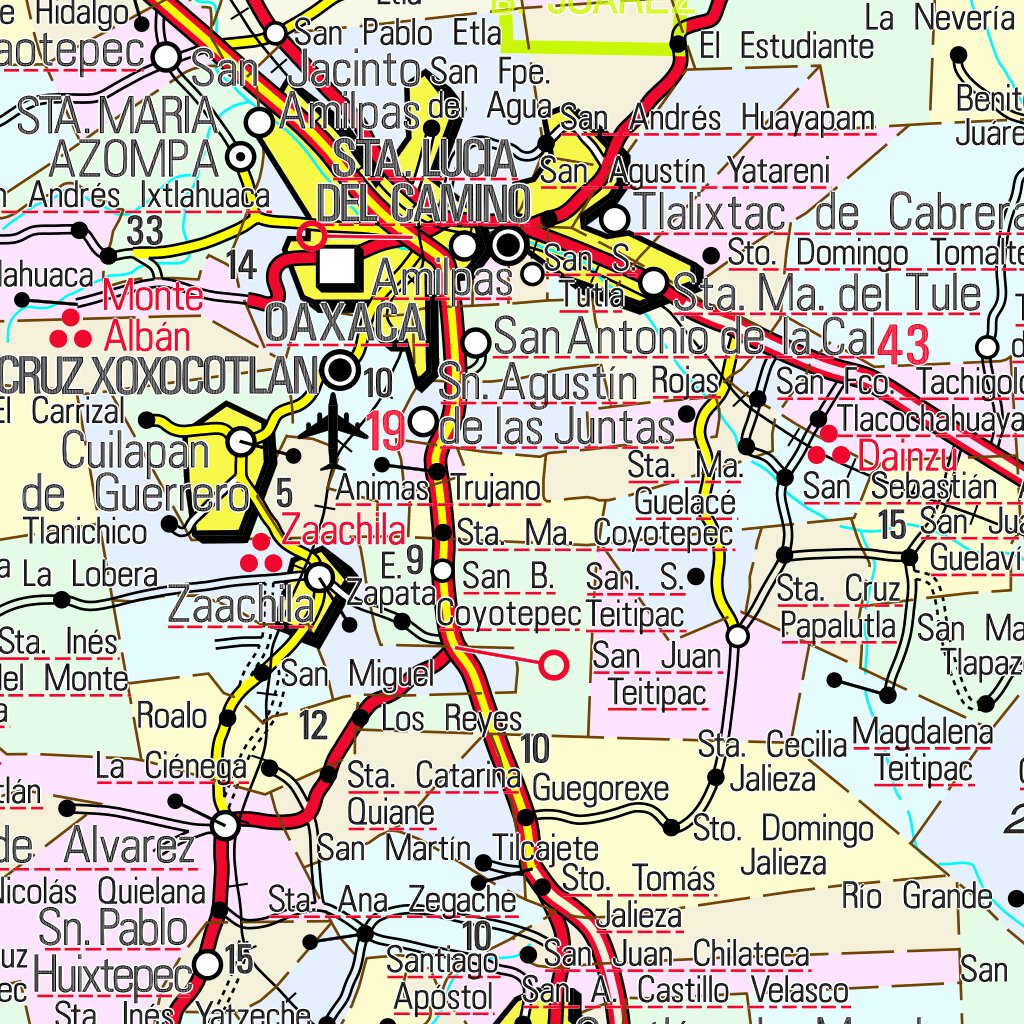 Oaxaca / Estado / 20 Map by Guia Roji | Avenza Maps
