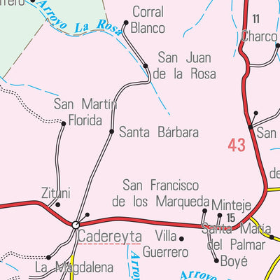 Guia Roji Queretaro / Estado / 22 digital map