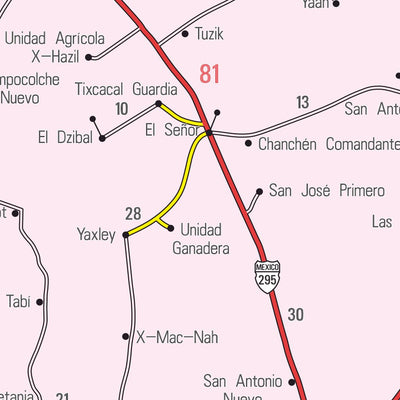 Guia Roji Quintana Roo / Estado / 23 digital map