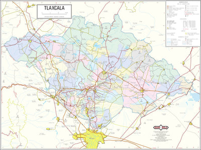 Guia Roji Tlaxcala / Estado / 29 digital map