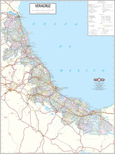Guia Roji Veracruz / Estado / 30 digital map