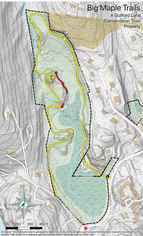 GLCT Big Maple Map by Guilford Land Conservation Trust | Avenza Maps