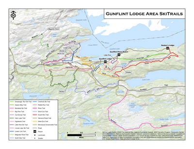Upper Gunflint Trail Ski Trails Preview 1