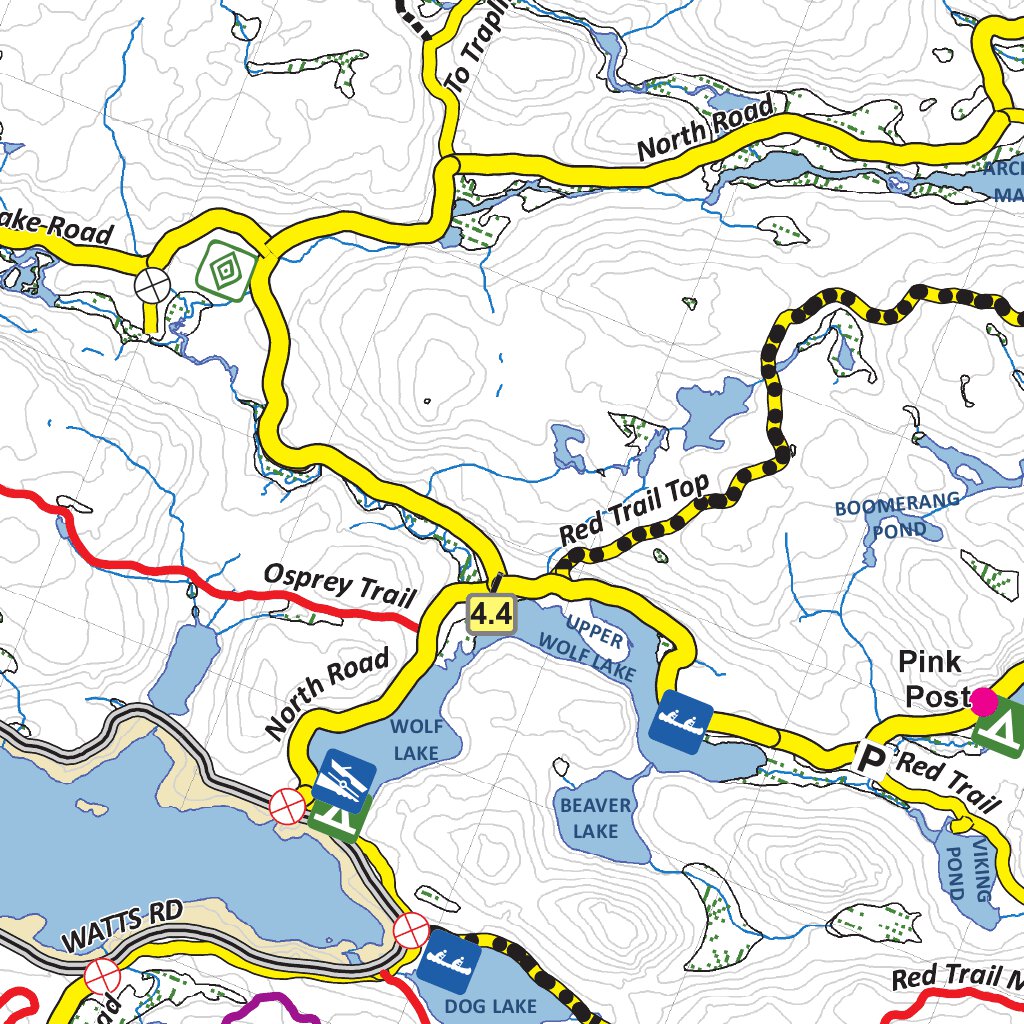Summer Map Haliburton Forest & Wild Life Reserve by Haliburton Forest