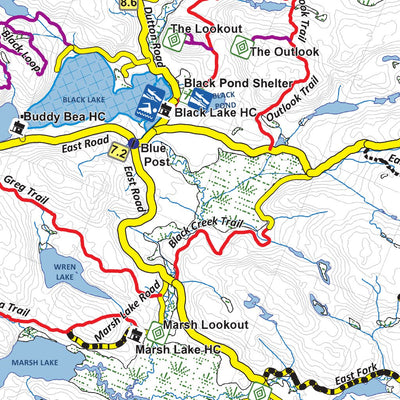 Haliburton Forest and Wild Life Reserve Ltd. Summer Map - Haliburton Forest & Wild Life Reserve digital map