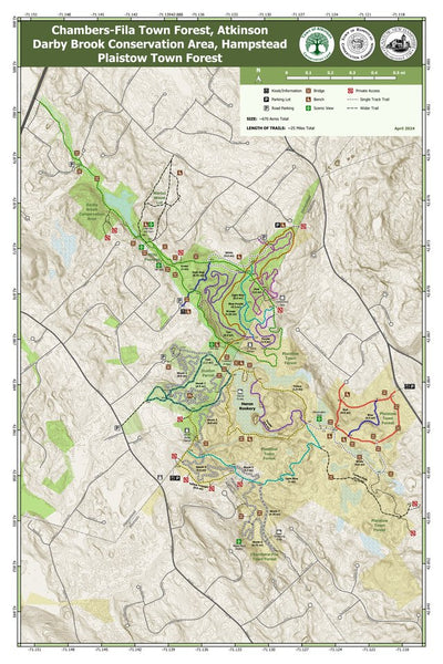 Hampstead NH Conservation Commission Hampstead, NH Darby Brook Cons. Area, Plaistow Town Forest, & Atkinson, NH Chambers-Fila Town Forest digital map