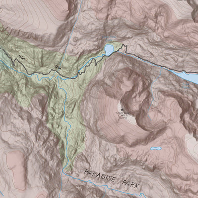 Rocky Mountain National Park Hiking Map Preview 3