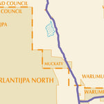 Hardie Grant Explore UBD-Gregory's Aboriginal Land and National Parks of Northern Territory Map digital map
