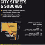 Hardie Grant Explore UBD-Gregory's Adelaide City Streets & Suburbs, Map 562, edition 9 bundle