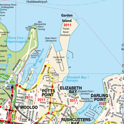 Hardie Grant Explore UBD-Gregory's Sydney City & Surrounding Suburbs Street Map digital map