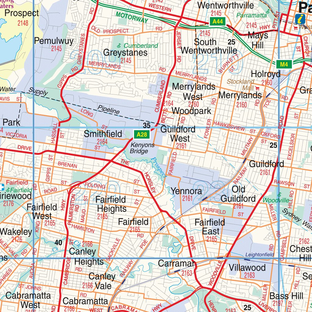 UBD-Gregory's Sydney Suburban Map by Hardie Grant Explore | Avenza Maps