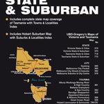 Hardie Grant Explore UBD-Gregory's Tasmania State & Suburban, Map 770, edition 27 bundle