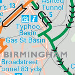 HarperCollins Publishers UK Birmingham Canal Navigations digital map
