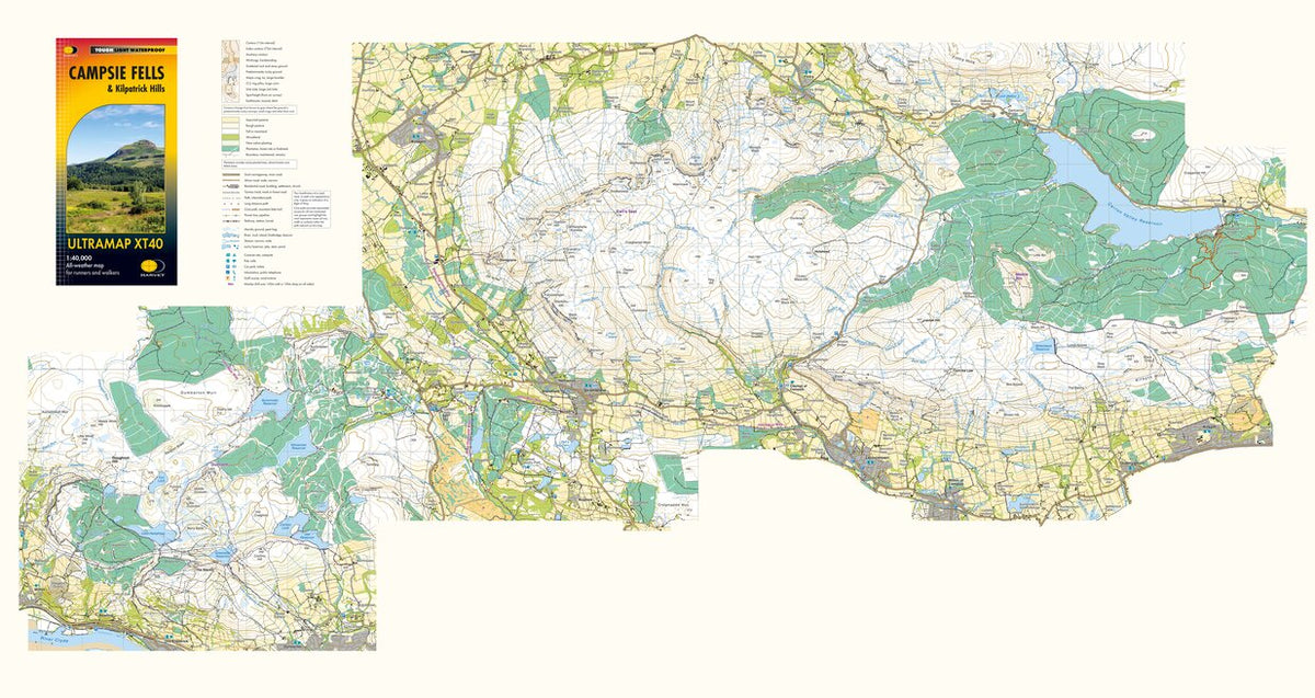 Campsie Fells & Kilpatrick Hills Map by HARVEY Maps | Avenza Maps