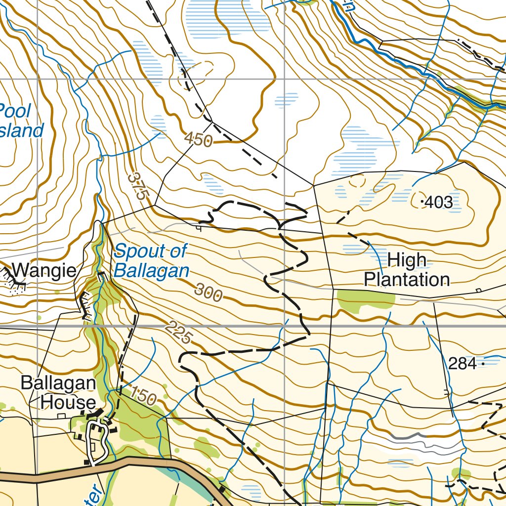 Campsie Fells & Kilpatrick Hills Map by HARVEY Maps | Avenza Maps