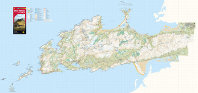 Harvey Maps Dingle Peninsula including Dingle Way digital map