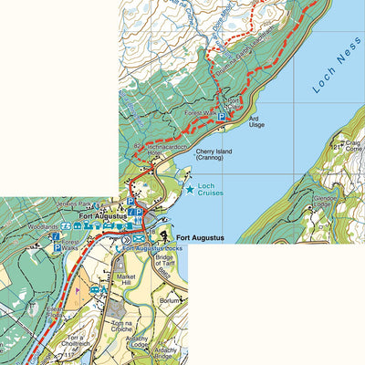 Harvey Maps Great Glen Way digital map