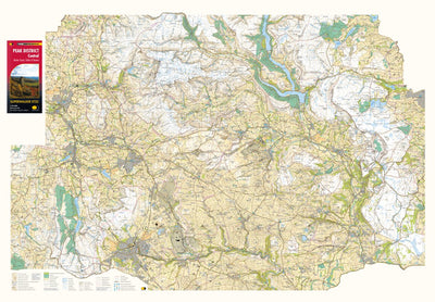 Harvey Maps Peak District Central digital map
