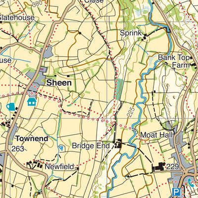 Harvey Maps Peak District South digital map
