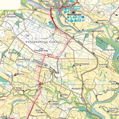 Harvey Maps Pennine Way North digital map