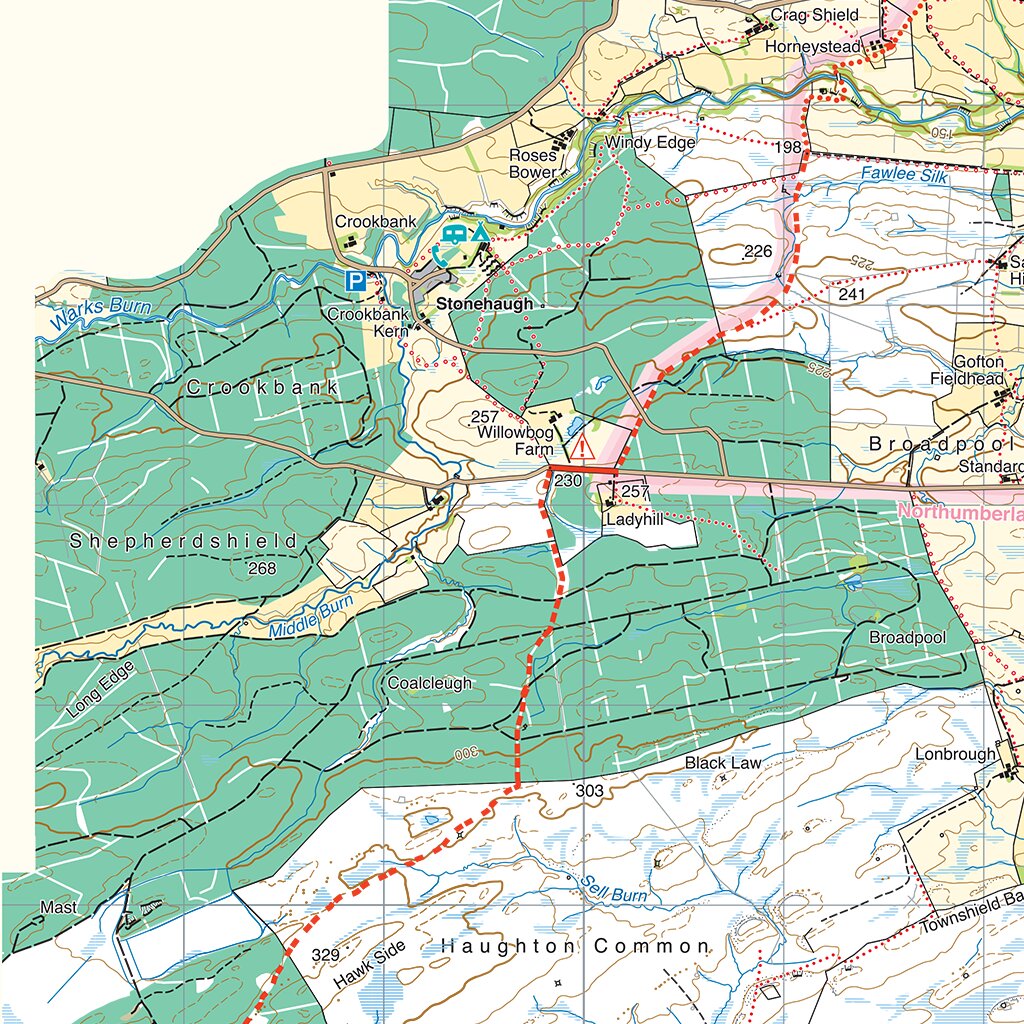 Pennine Way North Map by HARVEY Maps | Avenza Maps