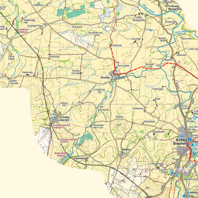 Harvey Maps Settle to Carlisle Way digital map