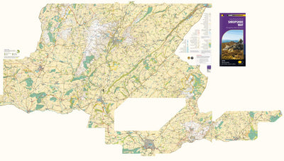 Harvey Maps Shropshire Way digital map