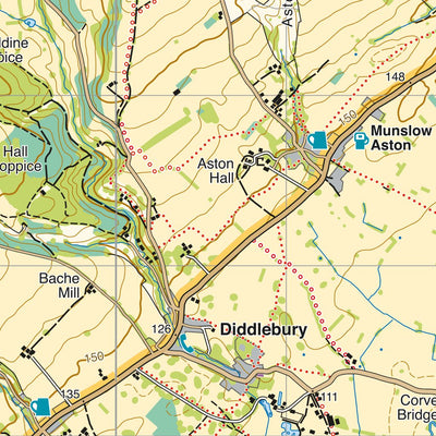 Harvey Maps Shropshire Way digital map