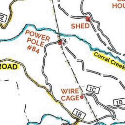 Hay Creek Ranch Hay Creek Ranch Trail Map 2 digital map