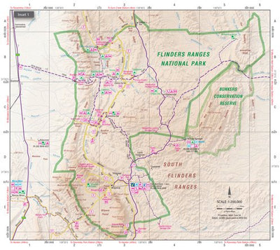 Hema Maps Hema - Flinders Ranges National Park digital map