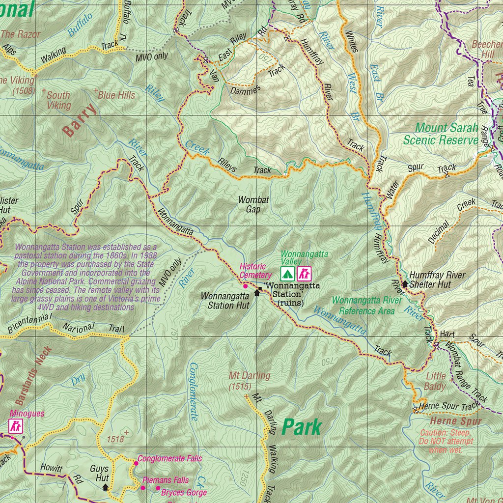 Hema - High Country Victoria West Map by Hema Maps | Avenza Maps