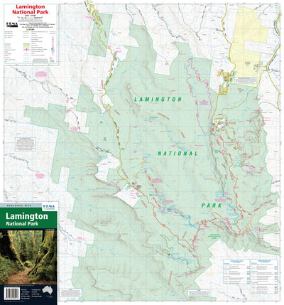 Hema Maps Hema - Lamington National Park digital map