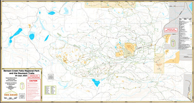 Hike Aware Benson Creek Falls and Doumont Trails Sep 4, 2023 digital map